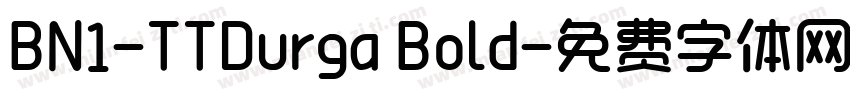 BN1-TTDurga Bold字体转换